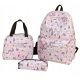  SCHOOL BACKPACK Set Pencil Case BAG 3in1 Unicorn