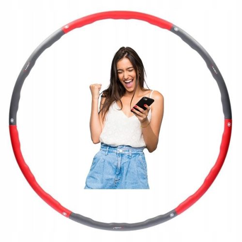  Hula hoop with studs HMS 100 cm multi-color