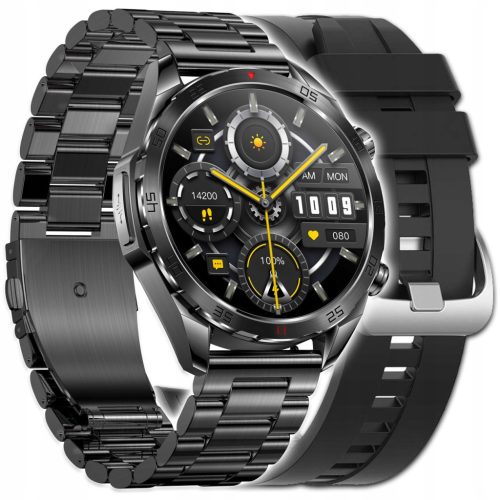  JG Smart men's watch JGR-NX16 Smartwatch Menu PL Cardiowatch