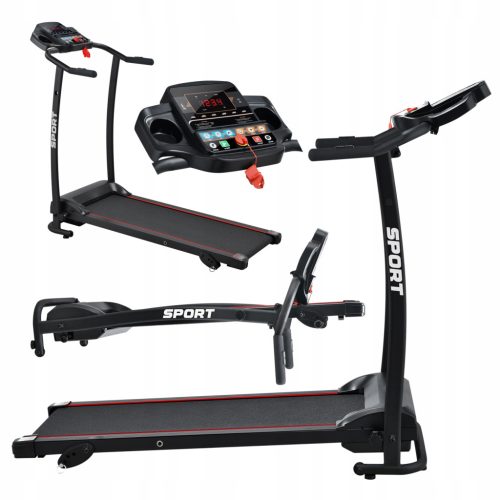  VACO electric treadmill with control panel. Foldable, up to 110 kg.