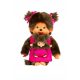  Bandai 23620 Monchhichi Plush Mother and Baby Pink