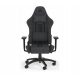  Corsair TC100 Relaxed Gaming Chair Black and Grey Fabric Black and Grey