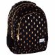 Durable and Stylish Ergonomic School Backpack for Kids with Cute Gold Cat Motif