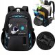 Durable, Multi-Compartment Black School Backpack for Grades 1-3