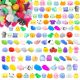  200 pcs. MINI MOCHI SQUISHY FIDGET GNIOTKI POP IT GNIOTEK