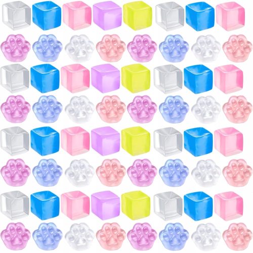  100 pcs. TRANSPARENT MOCHI SQUISHY FIDGET POP IT SQUISHY