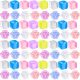  100 pcs. TRANSPARENT MOCHI SQUISHY FIDGET POP IT SQUISHY