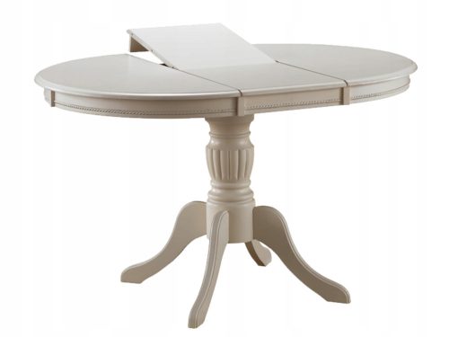  Round extendable table Signal Tables 106 x 106 x 76 cm white