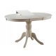 Round extendable table Signal Tables 106 x 106 x 76 cm white