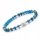  Bracelet Apatite Natural Stone Rubber Faceted 4mm