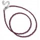  Choker Necklace Natural Stone Garnet