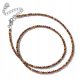  Choker Necklace Natural Stone Tiger Eye