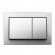  Tece Base chrome-plated toilet flush button