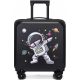  SPACE PLANET VALISE CABINE ENFANT BAGAGES 4 ROUES SPACEMAN