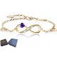  Gold Bracelet Silver 925 Women's Celebrity Infinity Gift