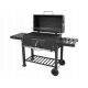  LARGE XXL CHARCOAL GRILL ADJUSTABLE CAST IRON GRID 78x42.5mm 3 SHELVES LUND