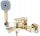  Rea Orix golden wall mounted bath and shower faucet