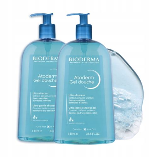  Bioderma Atoderm Gel Douche Shower and Bath Gel 1000 ml