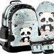  School backpack with multiple compartments Paso White, Black, Green tones, Multicolored 19 l + 2 more products