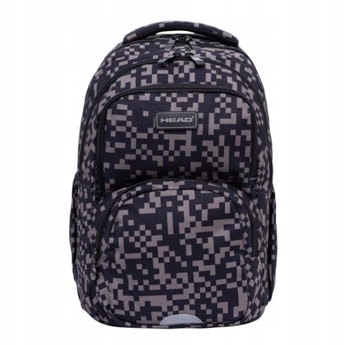 HEAD GREY BRICKS AB200 Backpack - Pixel Style Modern Gaming Backpack