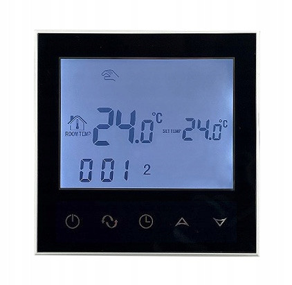  Room thermostat for underfloor heating mat foil sensor t