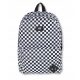  VANS School Backpack with one compartment, white, black, 22 years