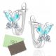  BEAUTIFUL 925 SILVER EARRINGS FOR CHILDREN'S FIRST COMMUNION