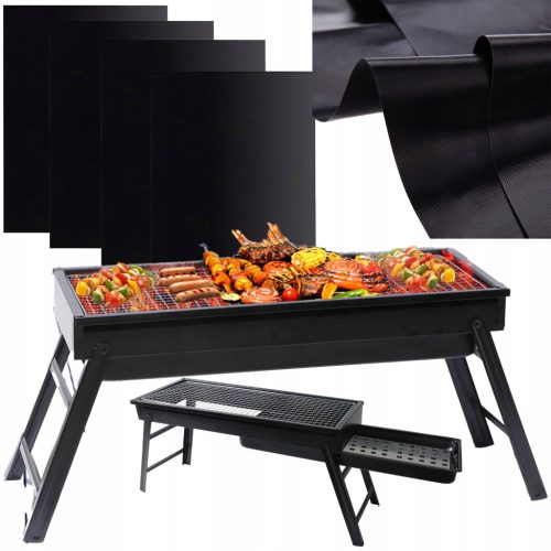  GARDEN CHARCOAL GRILL TOURIST PORTABLE FOLDABLE SUITCASE