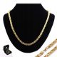  THICK CHAIN Men's Gold Chain 60cm Royal Byzantine + FREE