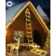  CHRISTMAS LADDER LIGHTING LED LADDER WARM WHITE 3M 310 LED 8 MODES