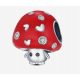  Charms bead pendant mushroom toadstool 100% silver 925 @ 11