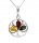  Silver pendant with amber ORIGINAL silver PENDANT FILM TREE
