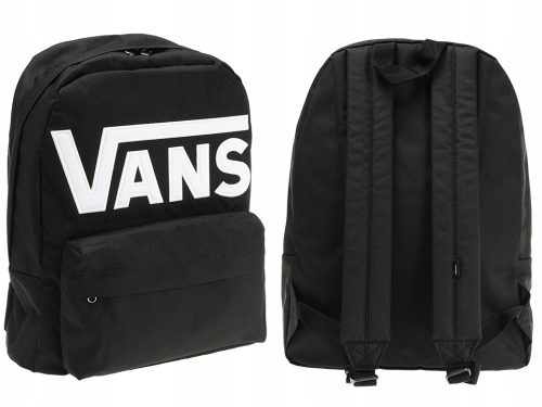  VANS Multi-Compartment School Backpack, Black, 22 Years