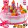  Birthday Velcro Cake for Cutting 80 pcs. Set of Kettle Cutlery