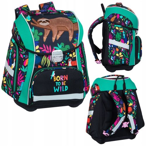Colorino Boogie Wildkid Single Compartment School Backpack for Grades 1-3