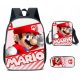  SUPER MARIO SCHOOL SET, BACKPACK BAG, PENCINER CASE