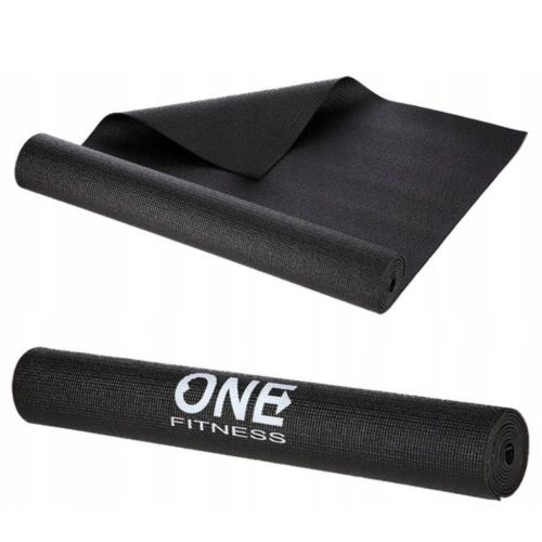  One Fitness Exercise Mat 173.5cm x 61cm Black