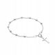  SILVER BRACELET pr. 925 Rosary Hand Chain Koreana