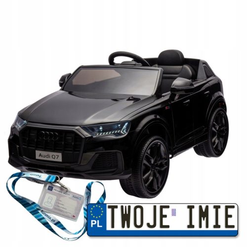  BATTERY VEHICLE AUDI Q7 NEW LIFT ECO LEATHER EVA WHEELS BLUETOOTH MP3 SEAT BELTS