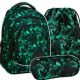  Backup School Backpack with Multiple Compartments, Black, Green Tones, 26 l + 2 more products