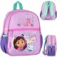  Kindergarten backpack with one compartment Cat's House Gabi Starpak for girls pink tones, multicolored