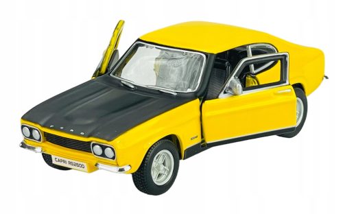  BBURAGO 1970 FORD CAPRI RS2600 YELLOW 1:32 METAL NEW MODEL