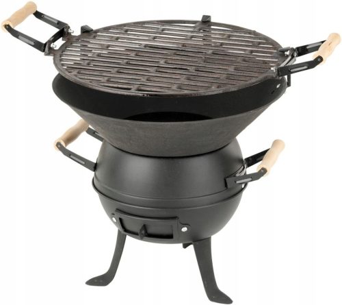  CAST IRON CHARCOAL GRILL BARREL FI 36CM ACTIVA