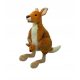  Hand-Sewn Plush Toy Kangaroo All About Nature 31 x 31 cm