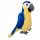  Hand-Sewn Plush Toy All About Nature Macaw Mascot 14 x 27 cm