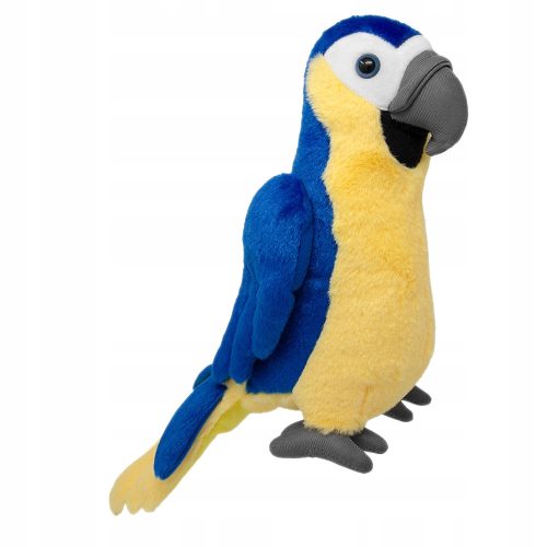  Hand-Sewn Plush Toy All About Nature Macaw Mascot 14 x 27 cm