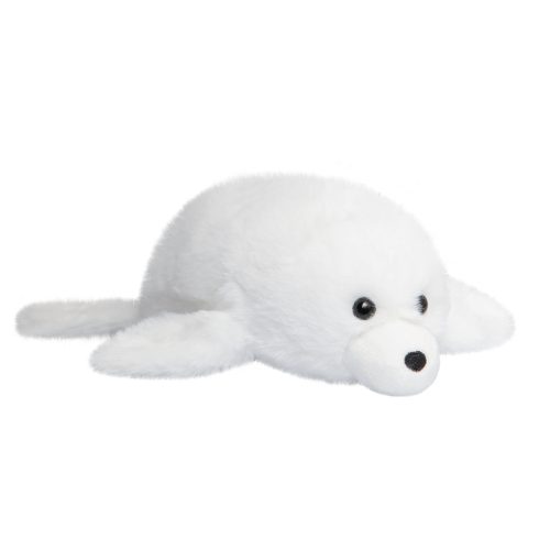  Hand-Sewn Plush Seal Mascot All About Nature Green 30 x 8 cm