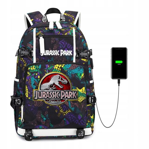  LARGE JURASSIC PARK WORLD BACKPACK, WATERPROOF, NEW DESIGN