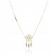  GOLD NECKLACE 316L SURGICAL STEEL DREAM CATCHER