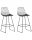  Beliani chair, fabric, black, 2 pcs.